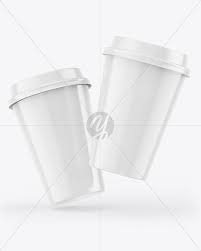 Download Glossy Coffee Cups Mockup In Cup Bowl Mockups On Yellow Images Object Mockups PSD Mockup Templates