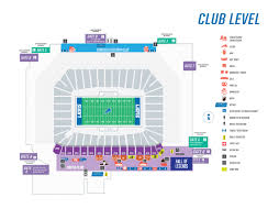 Detroit Lions Seating Chart With Seat Numbers Ford Field