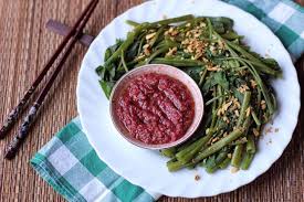 Kangkong With Bagoong If The Chinese Have Bok Choy In Oyster Sauce And The Malaysians Have Kailan With Oyster S Lent Recipes Vegetable Dishes Yummy Seafood