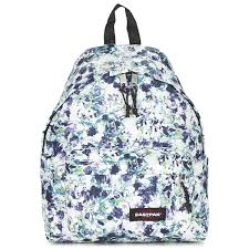 Collection étendue de sacs et sacs à dos. Eastpak Bleu Violet Blanc Fleuris Zaino