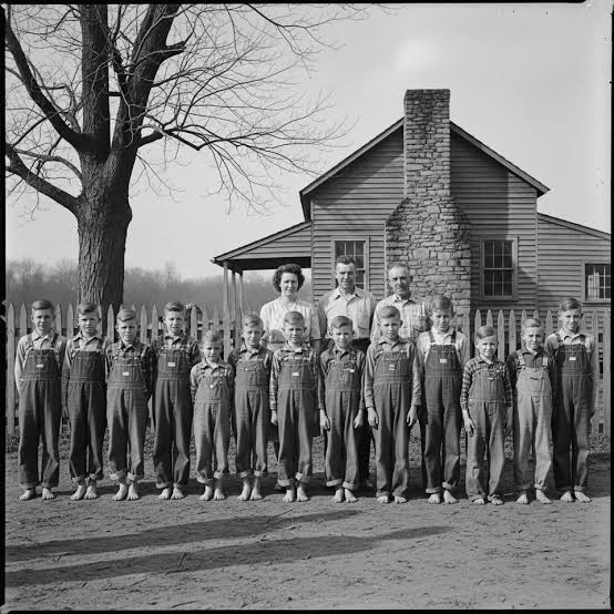 Spring 1955 – Jonesborough, Tennessee. This is the Harrison family — a... | TikTok