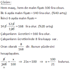 % bu nedenle, bu hesaplama yöntemi enflasyon endeksinin fazla hesaplanmış bir değerini verir. Enflasyon Orani Sorulari