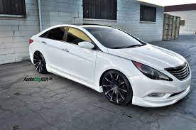 2013 hyundai sonata limited on 20″ lexani r four chrome **lowered on h&r springs** | blg082916. Pin On Car