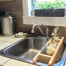 Kitchen Sink Caddy Kitchen Counter Organization Recycled Etsy Kitchen Sink Caddy Sink Kitchen Styling The wooden sink is a furniture item that does not fulfill any housing requirements, but serves as a crafting station for bottled water.