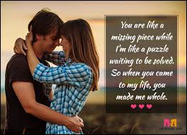 Love is when you meet someone who tells you something new about yourself. Puzzle Love Quotes Love Quotes Collection