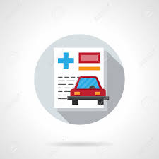 In insurance, the insurance policy is a contract (generally a standard form contract) between the insurer and the policyholder, which determines the claims which the insurer is legally required to pay. Insurance Contract Document Paper And Red Car Driver Health And Care Round Flat Color Vector Icon Design Element For Website Mobile App Business Royalty Free Cliparts Vectors And Stock Illustration Image 48879580