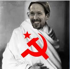 Pablo Iglesias el psicópata violento se disfraza de Ghandi
