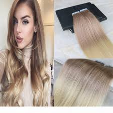 F.a.m.e is a premium quality cheap hair extensions online shop that offers international, same day local deliveries, next day and first class signed for postal service to our customers. Glue In Colored Extensions Full Head Two Tone Ombre Hair Extensions Dip Dye Hair Color 18 Dark Ash Blonde To 613 50g From Shihao45 41 2 Dhgate Com