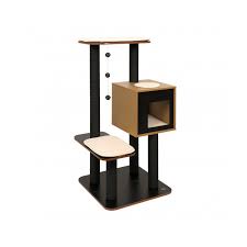 Ce modèle hyper moderne vous rappellera vos années rock et votre platine à vinyles. Arbre A Chat Vesper Top Noir