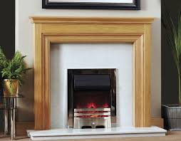 Beautiful modern living room interior with stone wall and fireplace in luxury home. Emmerdale Fire Surround Focus Fireplaces