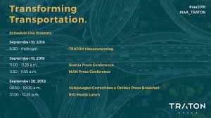 With its man, scania, volkswagen caminhões e ônibus and rio brands, traton se aims to become a global champion of the. Traton Group On Twitter Our Brands Man And Scania Press Conferences Start Soon See The Entire Conferences In Our Livestream On Https T Co Iomgylevjs Iaa2018 Iaa Traton Iaanfz Transformingtransportation Scaniagroup Man Group Https T Co