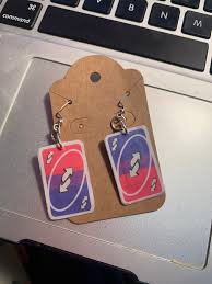 5 out of 5 stars. Uno Reverse Card Bisexual Earrings Etsy