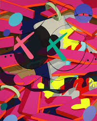Kaws Is A Graffiti Artist Illustrator Painter Sculptor Product Designer And Toymaker His Cartoonish Style Including His Be Kaws Painting Artwork Art