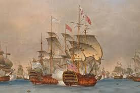 Battle Of The Saintes, Thomas Whitcombe ...