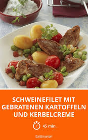 Schweinefilet Mit Gebratenen Kartoffeln Und Kerbel Rezept In 2020 Schweine Filet Schweinefilet Lebensmittel Essen