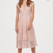 H M Dresses Hm Light Pink Dress Poshmark