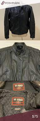 First Gear Classic Leather Jacket Leather Jacket Classic Leather Jacket Jackets
