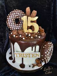 15th birthday for gifts for her, girls sterling silver necklace, 15 beads for 15 year old girl, quinceanera gift. Chocolate Drip Cake With Donuts Flake And Rollo 15th Birthday Cakes Chocolate Drip Cake Cake