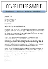 Influence letter for after a job interview 8. Letter Of Interest Vs Cover Letter Differences Examples