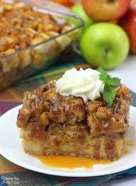 Delicious Fall Recipe For Caramel Apple Bread Pudding With Delicious Apples Apple Pie Spice And Brown Bread Pudding With Apples Apple Bread Yummy Fall Recipes