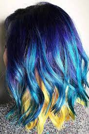 35 Modern Peekaboo Hair Ideas Spice Things Up Get No Damage Peekaboo Hair Funky Hair Colors Rainbow Hair Color Ideas