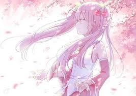 vocaloid miku hatsune 初音 ミク 桜ノ雨 雨陌 の漫画 pixiv アニメチビ 幻想的なイラスト 綺麗な絵