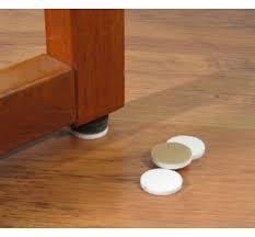 1 In Self Adhesive White Chair Glides Bamboo Flooring Flooring Floor Care