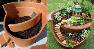 That way you can enjoy the beauty of the blooms all year long. People Are Turning Broken Flower Pots Into The Cutest Fairy Gardens