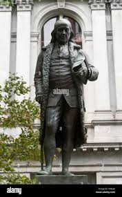 Boston benjamin franklin statue school hi-res stock photography and images 