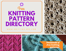 Browse our range of knitting and crochet patterns. Free Knitting Patterns Directory With 1000 S Of Free Patterns