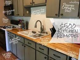 The lower shelf should be approximately 18 inches above the counter. Updating A Kitchen On A Budget 15 Awesome Cheap Ideas Budget Kitchen Remodel Kitchen Remodel Small Kitchen Renovation