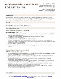 The resume objective is designed to give hiring managers a reason to continue reading your resume. Technical Administrative Assistant Resume Samples Qwikresume
