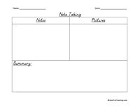 Summarizing Worksheets Graphic Organizers Writing Workshop Mini Lessons Summarizing Worksheet