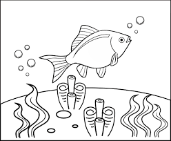 Cara menggambar dan mewarnai pemandangan bawah laut. Gambar Mewarnai Ikan Laut Mewarnai Gambar