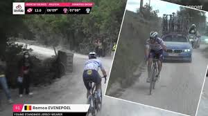 Posted on may 23, 2021. Remco Evenepoel Rips Out Earpiece After Being Abandoned By Deceuninck Team Mate Joao Almeida At Giro D Italia Eurosport