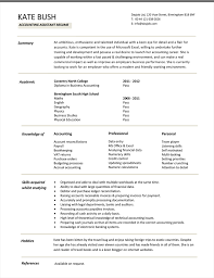 financial accountant resume templates