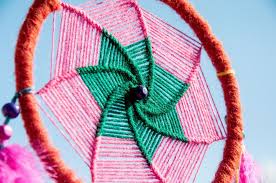 民族風手工編織棉麻南美捕夢網吊飾dream cather mandala曼陀羅 omhandmade 擺飾 pinkoi hand fan home appliances