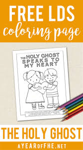 Family who is sitting on couch drawing. A Year Of Fhe Year 02 Lesson 43 The Holy Ghost