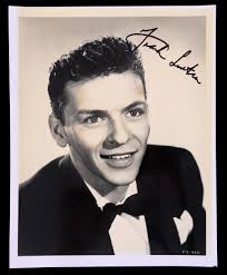 Sold at Auction: FRANK SINATRA SIGNED PHOTOGRAPH