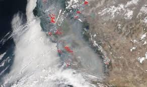 California and oregon have seen some of the worst of the blazes. California Fires Nasa Satellite Images Map Spread Of 2020 Wildfires From Space Science News Express Co Uk