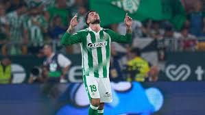 Troy Parrott celebrates Real Betis winner against Real Madrid