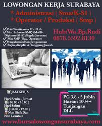 Lowongan kerja supir harian di tangerang dan sekitarnya, bergabunglah bersama kami supir.net menjadi supir professional. Lowongan Kerja Surabaya Dan Sidoarjo Pekerjaan Full Time Admin Kantor Dan Keuangan Di Carousell