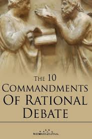 The 10 Commandments Of Rational Debate Logical Fallacies Explained Logical Fallacies Debate Leadership Quotes