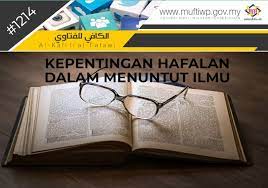 Walau bagaimana pun , tujuan saya memohon jawatan ini adalah untuk menimba ilmu dari bawah kerana saya ingin memastikan saya memperolehi pengalaman yang secukupnya sebelum ke jawatan seterusnya. Pejabat Mufti Wilayah Persekutuan Al Kafi 1214 Kepentingan Hafalan Dalam Menuntut Ilmu