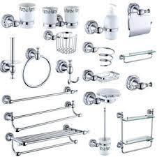 8,337 chrome bathroom accessories set products are offered for sale by suppliers on alibaba.com you can also choose from traditional, modern chrome bathroom accessories set, as well as from. Chrome Brass Ceramic Bathroom Accessory Towel Rail Rack Soap Dish Holder Toilet Ebay