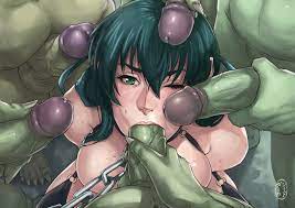 Taimanin Asagi- Orc bukkake 1 by DakuShido - Hentai Foundry