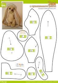This pattern is very easy as far as skill level needed; Sewing Pattern For A Rabbit