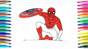 You might have tried drawing a spiderman at one point and you got the · the pose we are trying to draw here will not require the feet of spider man so we will focus on the thighs, the knee and the upper part of the shin. Coloring Pages Spiderman How To Draw Spiderman Drawing And Coloring Spiderman Coloring Spiderman Drawing Coloring Pages