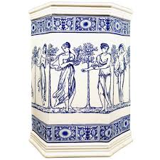 An English Aesthetic Movement Wedgwood Queen S Ware Garden Seat Aesthetic Movement Garden Seating Wedgwood