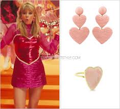 Taylor Swift Style Taylor Swift Style Pink Heart Dress Taylor Swift